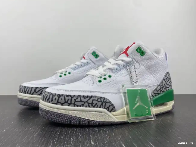 One Kick Jordan CK9246-136 Green 3 Lucky (W) Retro 0603